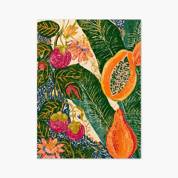 Tropical Fruit Print art print