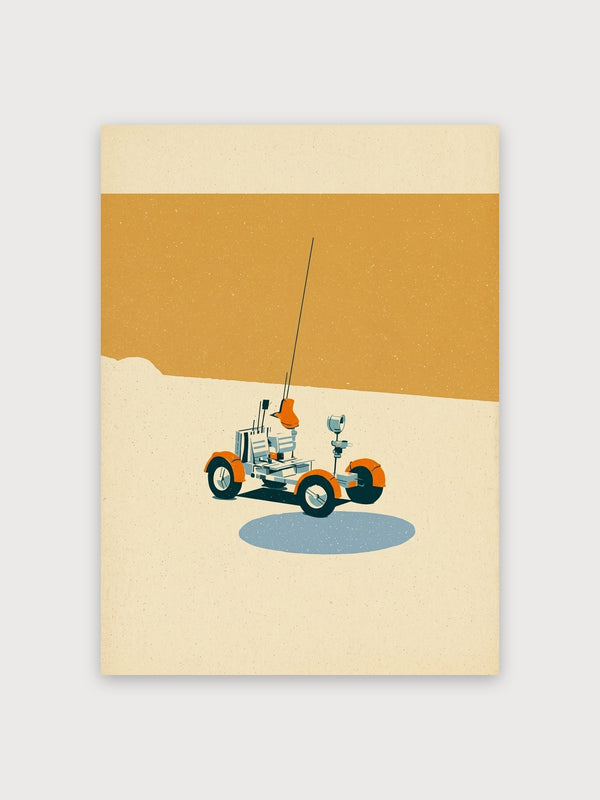 Retro Moon Rover Explorer - Digital Download