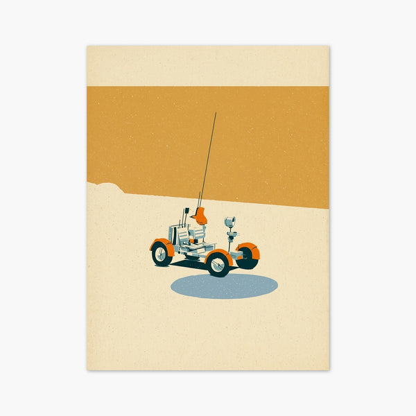 Lunar Rover Poster art print