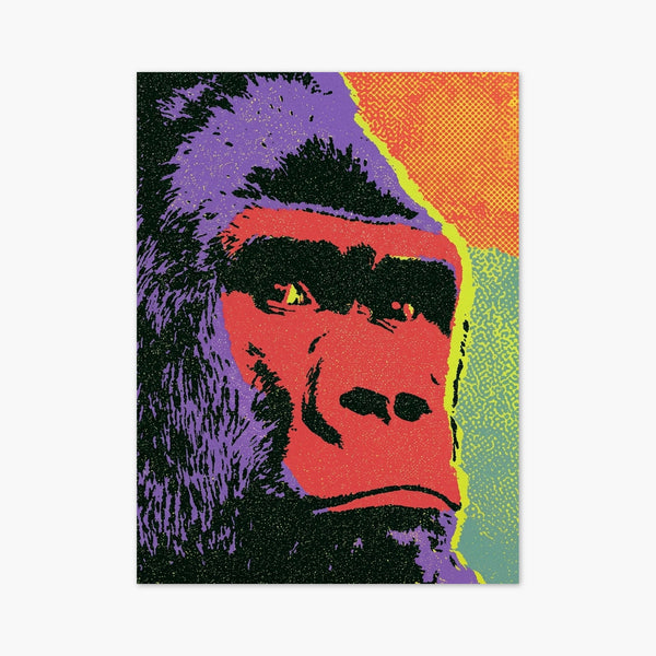 Gorilla Pop Art Poster art print
