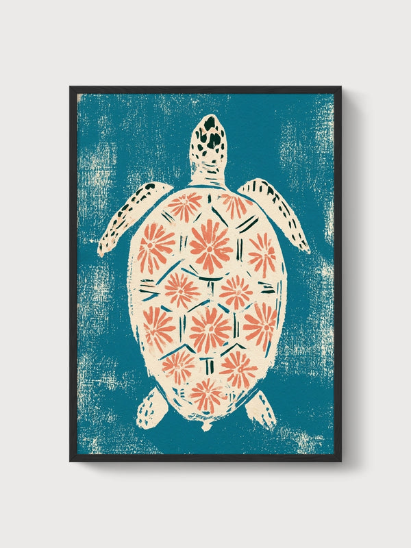 Tortoiseshell Poster poster in black frame