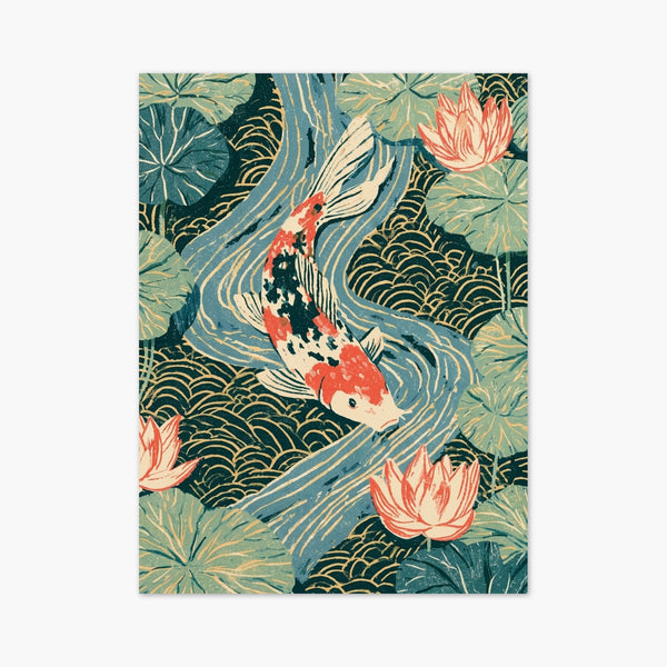 Koi Fish Print art print