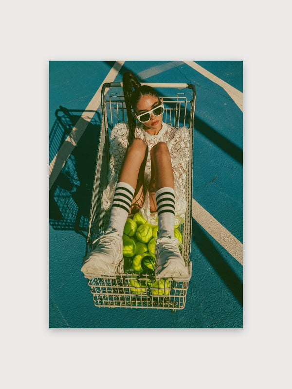 Y2K Shopping Cart Girl - Digital Download
