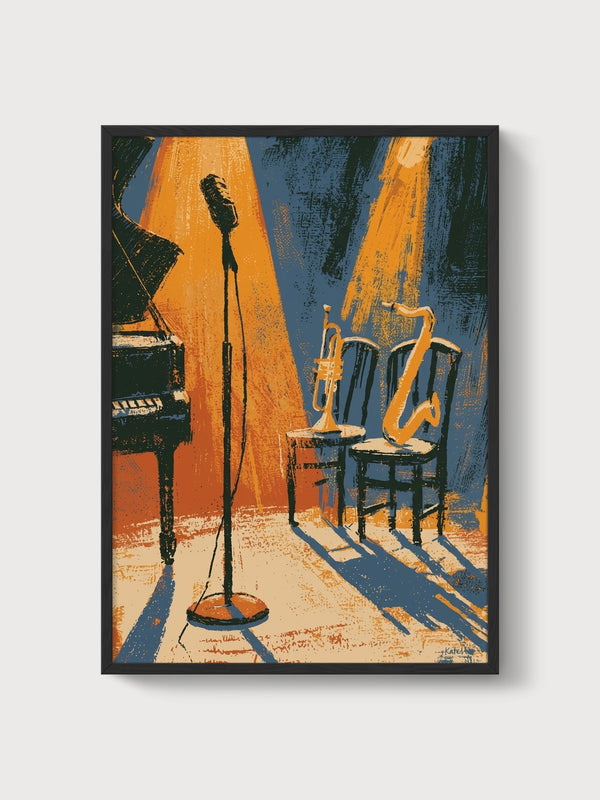 Cabaret Poster poster in black frame