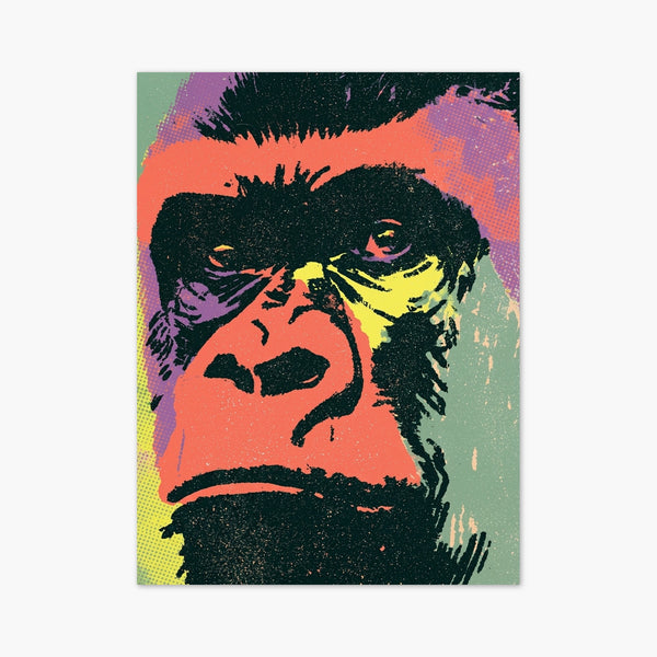 Gorilla Pop Art Poster art print