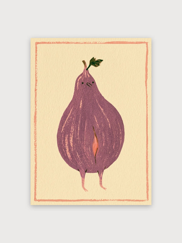 Anthropomorphic Fig Character - Digital Download