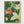 Frog Botanical Print poster in oak frame