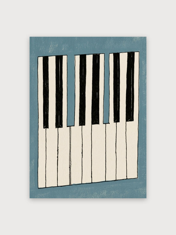Piano Keys Minimalist Modern - Digital Download