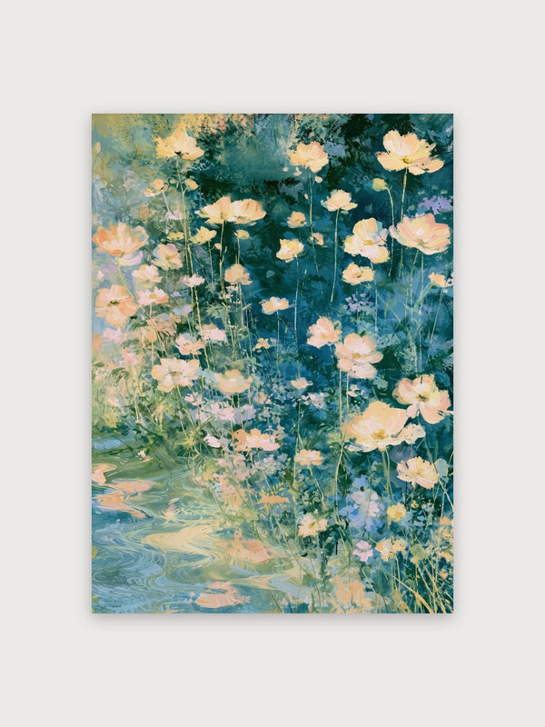 Impressionist Lotus Water Garden - Digital Download