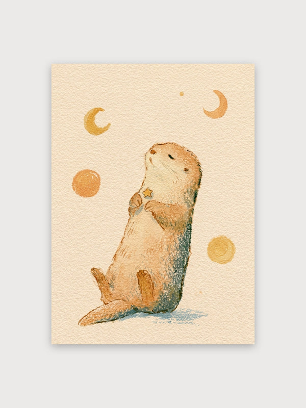 Otter Reaching For Stars - Digital Download