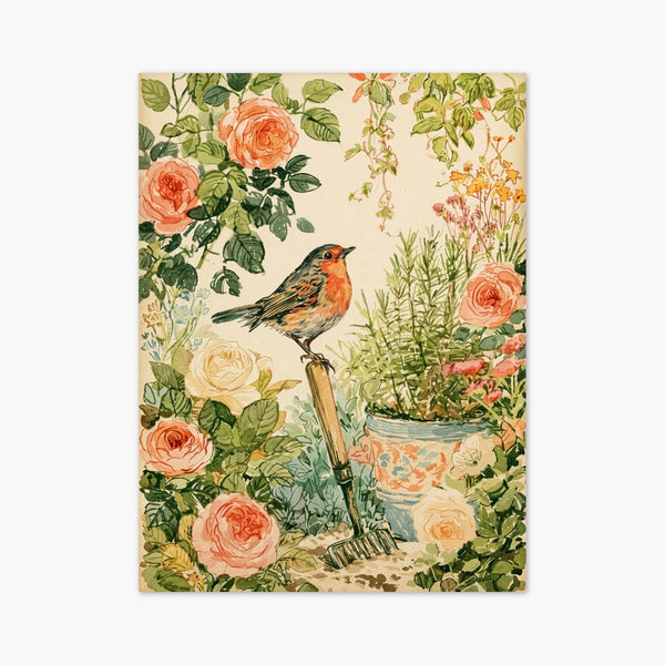 Vintage Bird Print art print