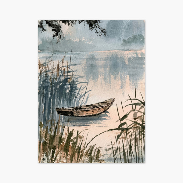 Watercolor Landscape Print art print
