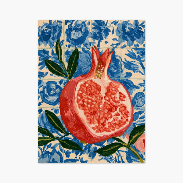 Pomegranate Fruit Art Print art print