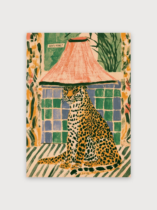 Leopard Under Tent Boho Home - Digital Download