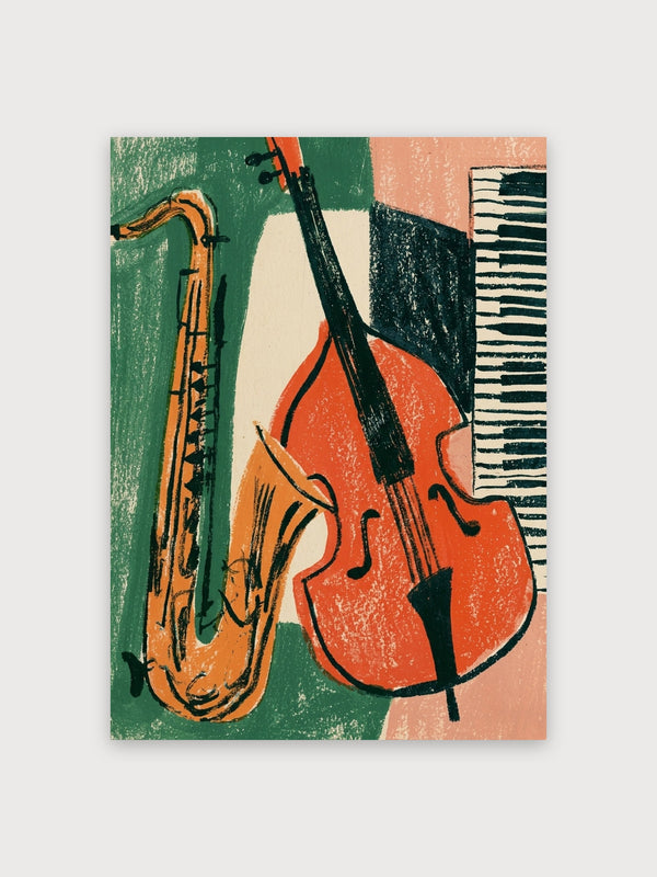 Bauhaus Jazz Instruments Modernism - Digital Download