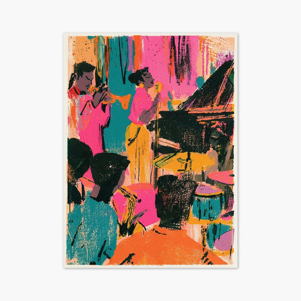 Jazz Club Pop Art Print art print