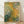 Impressionist painting of lush flower bushes in soft pastels and muted garden tones, framed as a wall poster print.