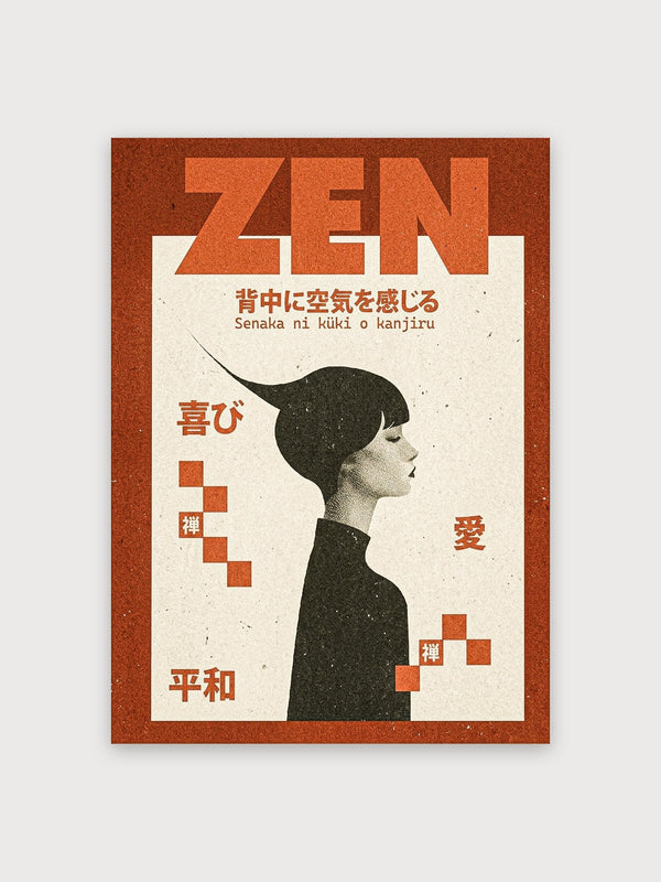 Zen Japanese Woman - Digital Download