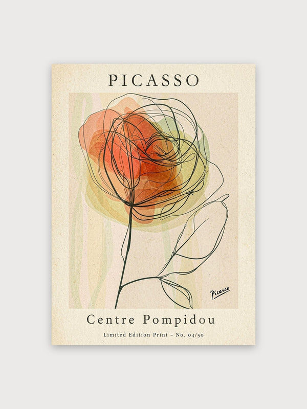 Picasso Flower - Digital Download