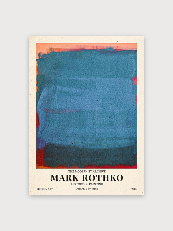 Rothko Teal Blue - Digital Download