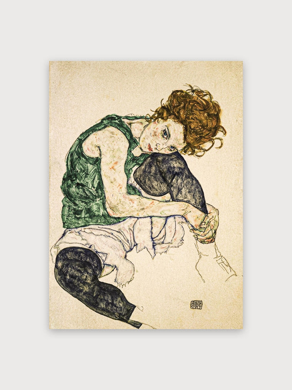 Schiele Woman Print - Digital Download
