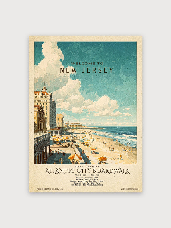 Atlantic City Poster - Digital Download