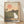 White cat silhouetted against a coral pink sunset in a serene Japanese woodblock landscape, with a house, water, and sage green plants in muted, contemplative tones.