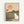 Japandi-style art print featuring a white cat gazing at a glowing sunset over a tranquil landscape with house and water elements, rendered in soft coral, cream, and sage palette.