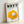 Framed modern poster showcasing a simple golden egg with bold black lettering, capturing a curious and playful minimalist aesthetic.