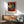 Framed abstract poster featuring a graceful female face rendered in cool blues and earthy ochres with bold linear details, embodying serene Matisse-inspired modernism.