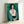 Modern abstract portrait art print showing a woman's face in green and warm tones, Matisse fauve painting style.