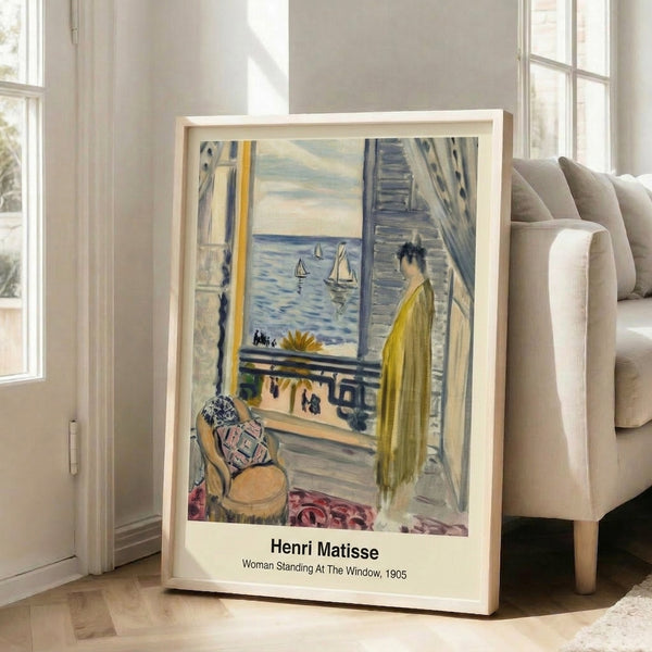 Poster art showing an intimate moment of a figure bathed in window light, rendered in vibrant jewel tones and soft yellows with luminous, expressive brushwork.
