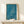 Delicate framed poster of traditional Japanese woodblock art with birds, reeds, and rain-touched waters in serene teal and cream tones.