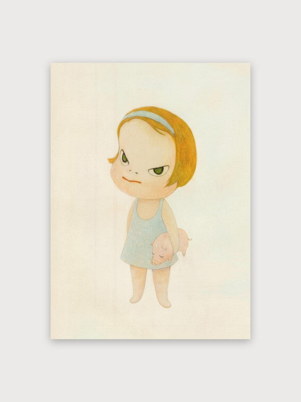 Girl with Pig - Digital Download