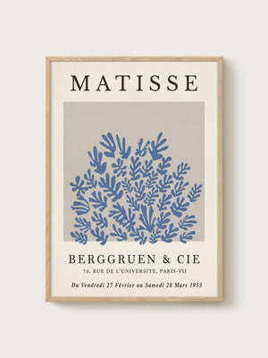 Henri Matisse Print poster in oak frame