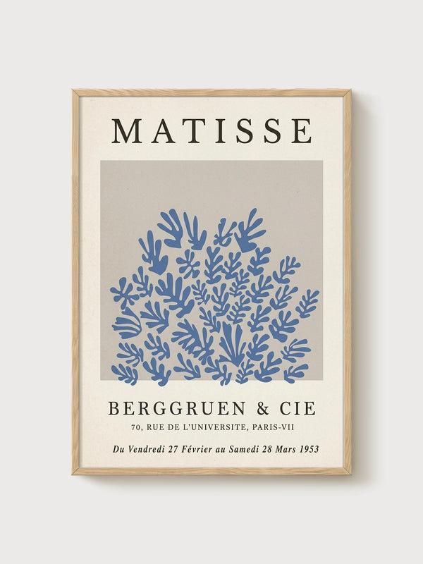 Henri Matisse Print poster in oak frame