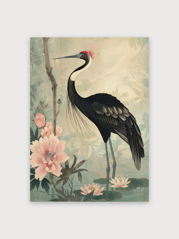 Japanese Crane Print - Digital Download