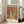 Japanese-influenced Art Nouveau wall art featuring enchanting mushroom and plant motifs rendered in golden yellow, dusty blue, and warm earth tones.