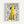 Playful black and yellow dog drawing with handwritten text design, contemporary whimsy wall art in minimalist line art style.